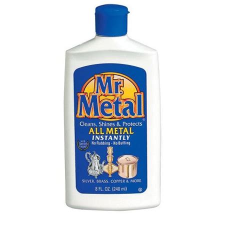 metal cleaner in red box|Mr. Metal Mild Scent Metal Cleaner 8 oz Liquid (Pack .